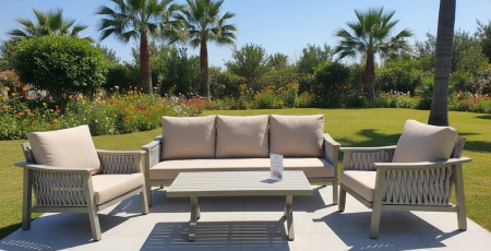 جلسة خارجية ألمينوم